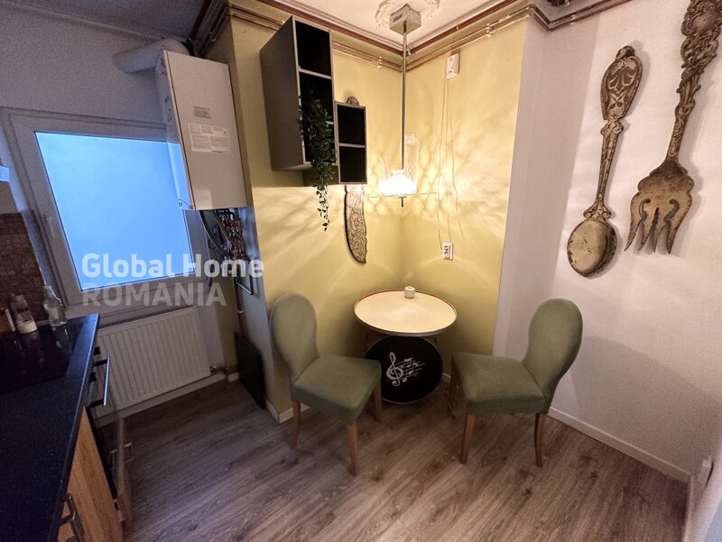 Unirii, Natiunile Unite apartament 2 camere bloc turn, centrala proprie